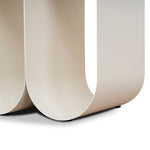 Ex Display - Vionta 35.5cm Side Table - Ivory White Side Table Bo Craft-Core