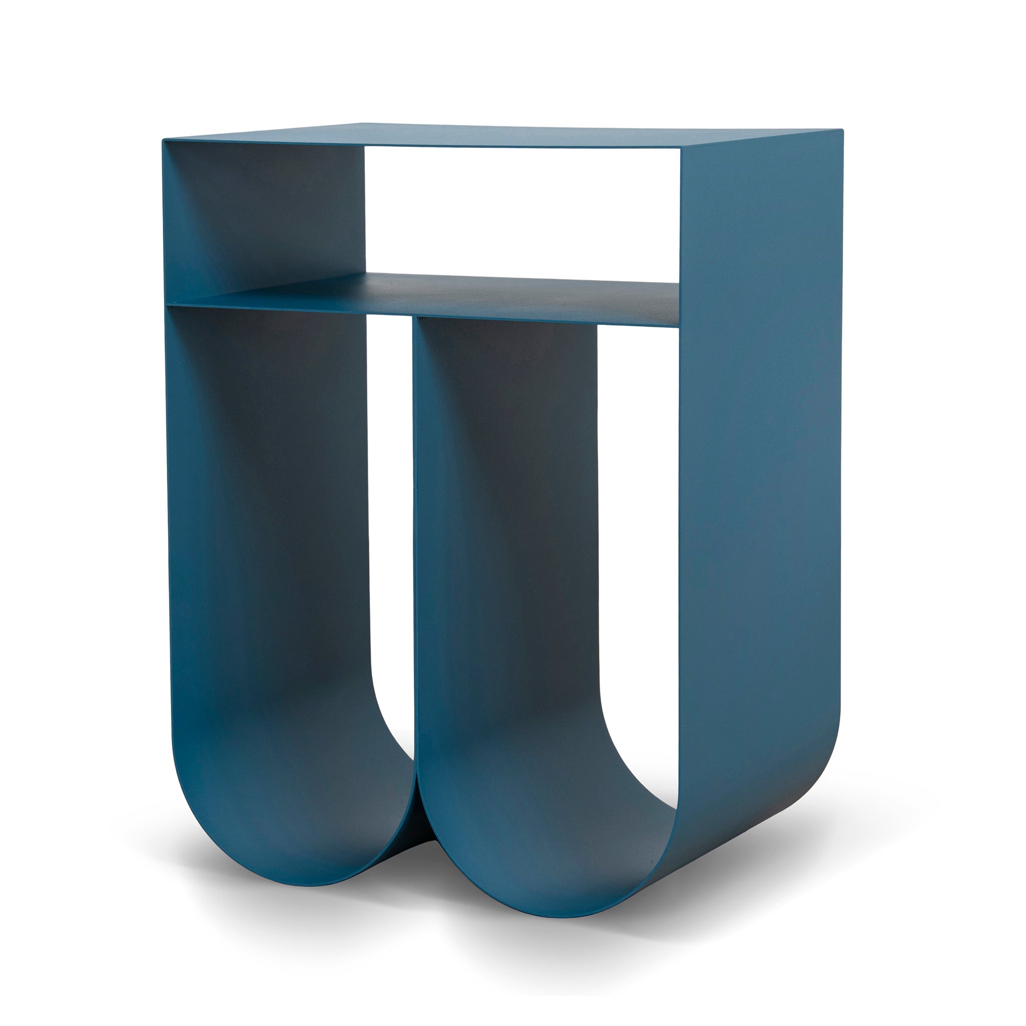 Vionta 35.5cm Side Table - Navy Blue Side Table Bo Craft-Core