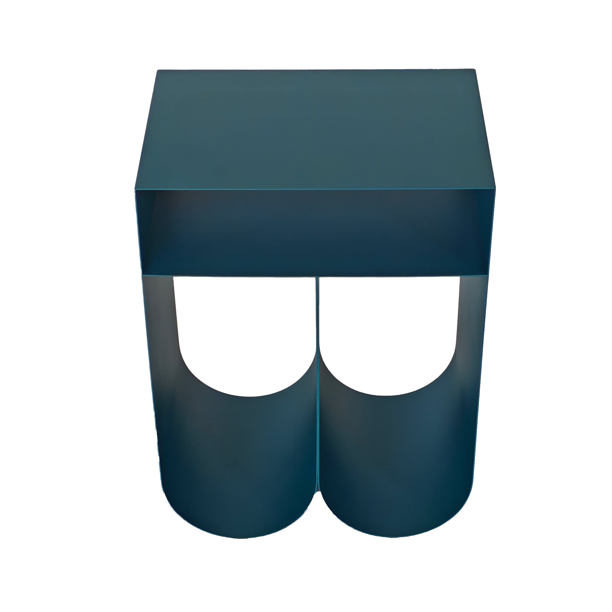 Vionta 35.5cm Side Table - Navy Blue Side Table Bo Craft-Core