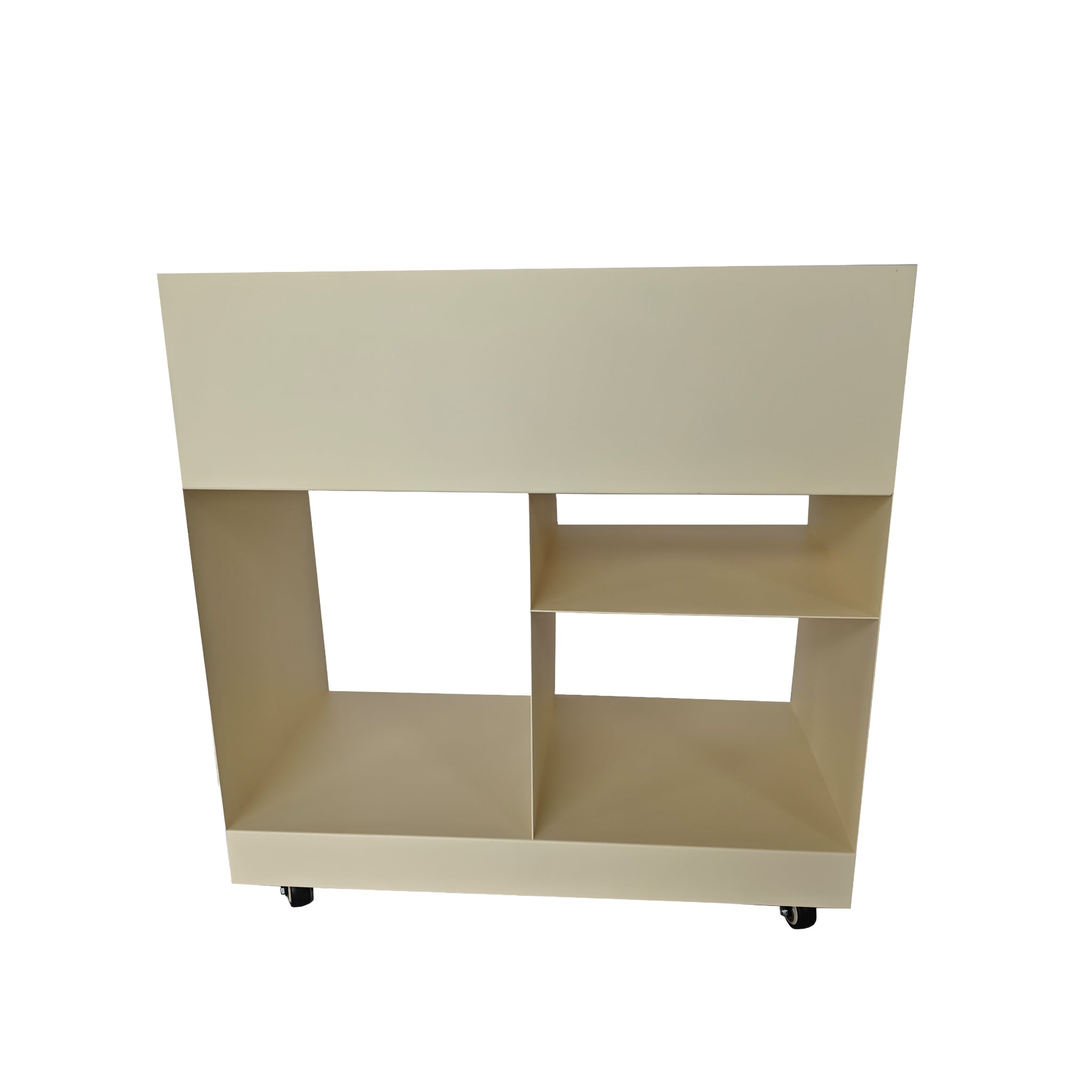 Breska 60cm Side Table - Ivory White Side Table Bo Craft-Core