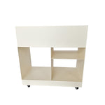 Breska 60cm Side Table - Ivory White Side Table Bo Craft-Core