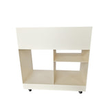 Breska 60cm Side Table - Ivory White Side Table Bo Craft-Core