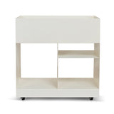 Breska 60cm Side Table - Ivory White Side Table Bo Craft-Core