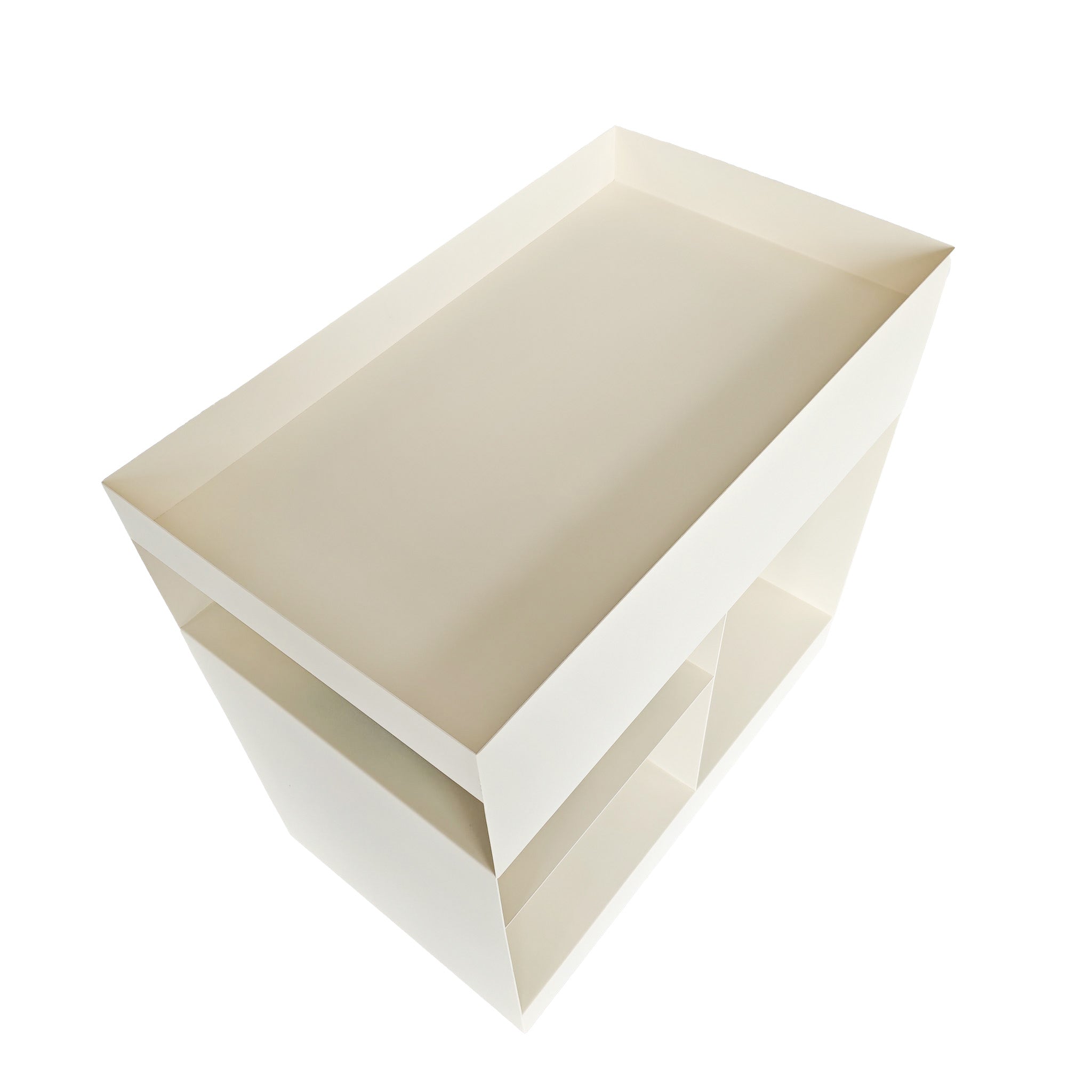 Breska 60cm Side Table - Ivory White Side Table Bo Craft-Core