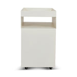 Breska 60cm Side Table - Ivory White Side Table Bo Craft-Core