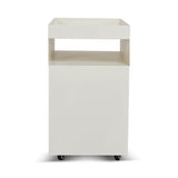 Breska 60cm Side Table - Ivory White Side Table Bo Craft-Core