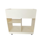 Breska 60cm Side Table - Ivory White Side Table Bo Craft-Core