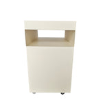 Breska 60cm Side Table - Ivory White Side Table Bo Craft-Core
