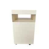 Breska 60cm Side Table - Ivory White Side Table Bo Craft-Core