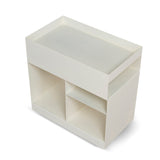 Breska 60cm Side Table - Ivory White Side Table Bo Craft-Core