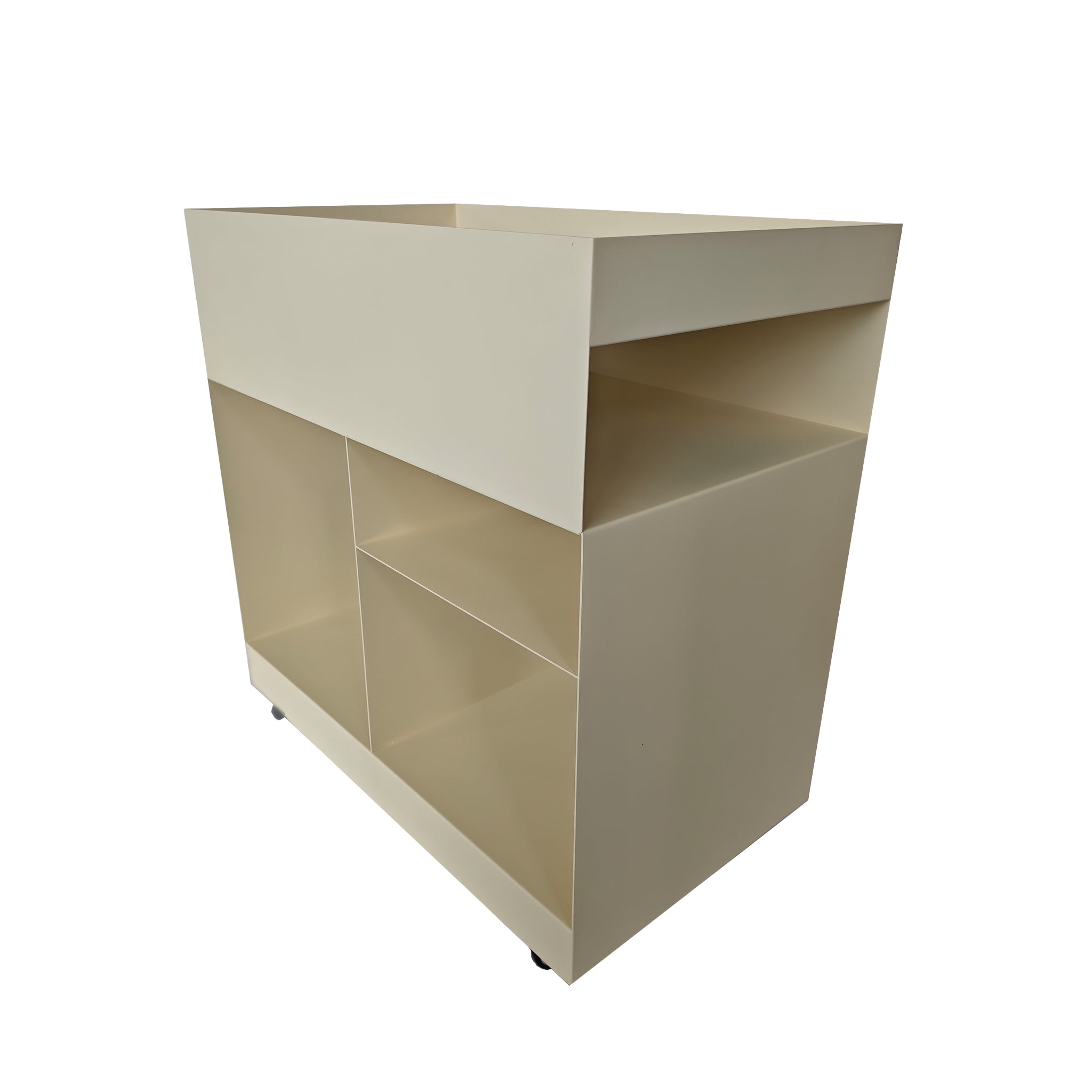Breska 60cm Side Table - Ivory White Side Table Bo Craft-Core