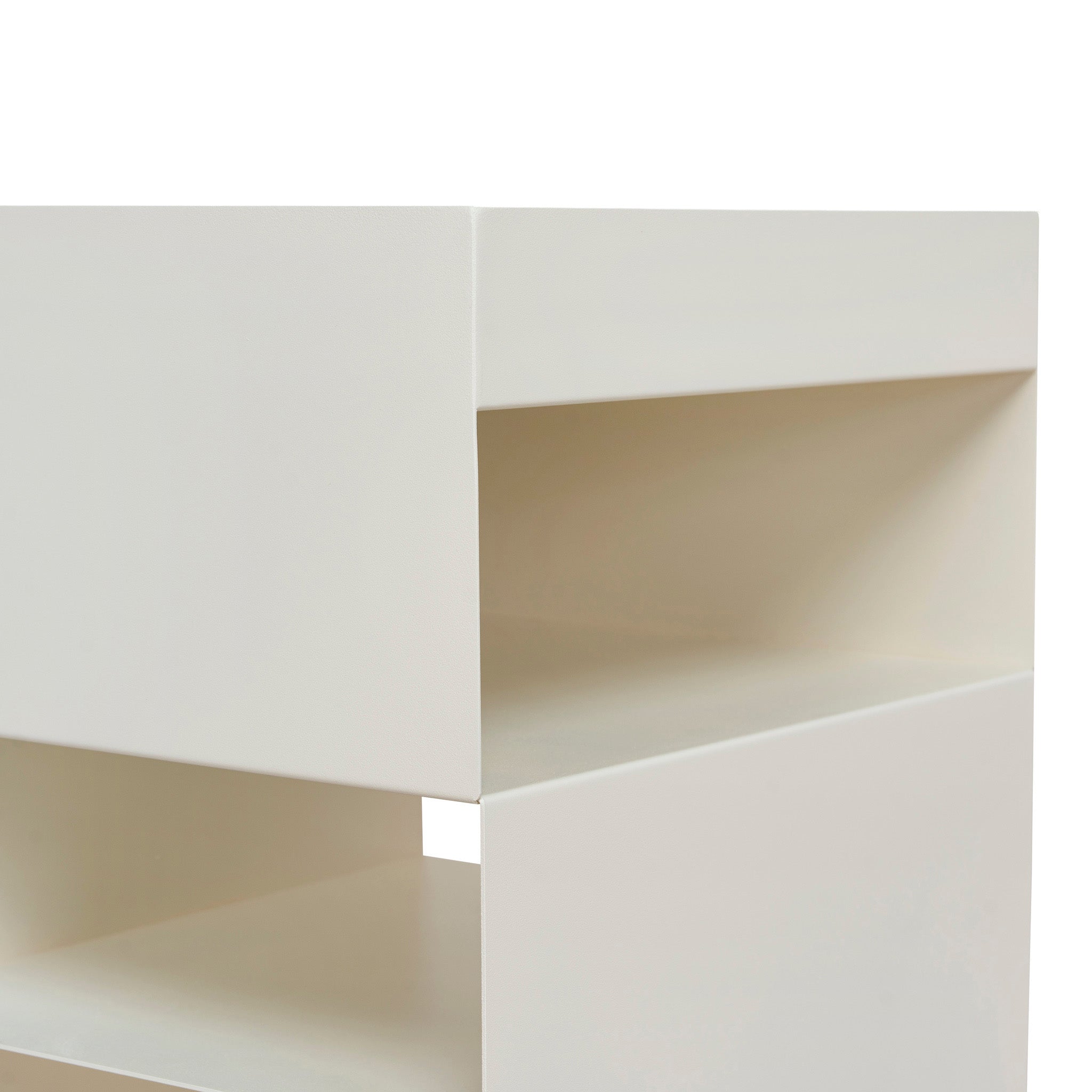 Breska 60cm Side Table - Ivory White Side Table Bo Craft-Core