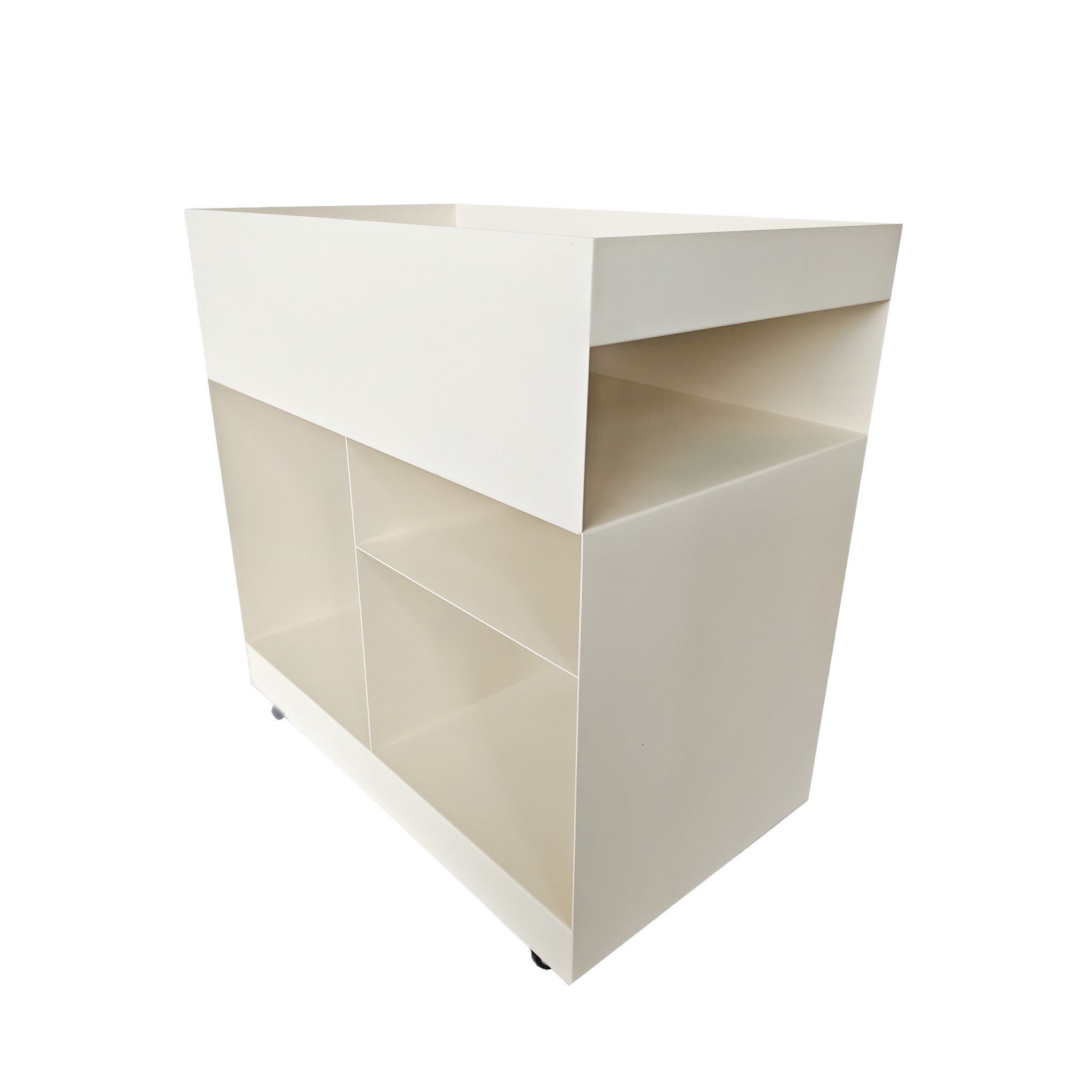 Breska 60cm Side Table - Ivory White Side Table Bo Craft-Core