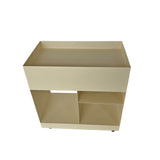 Breska 60cm Side Table - Ivory White Side Table Bo Craft-Core
