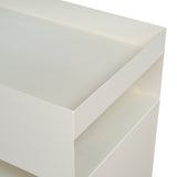 Breska 60cm Side Table - Ivory White Side Table Bo Craft-Core