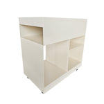 Breska 60cm Side Table - Ivory White Side Table Bo Craft-Core