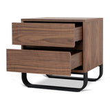 Ex Display - Strado 55cm Bedside Table - Walnut Bedside Table Better B-Core
