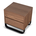 Ex Display - Strado 55cm Bedside Table - Walnut Bedside Table Better B-Core