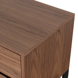 Ex Display - Strado 55cm Bedside Table - Walnut Bedside Table Better B-Core