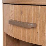 Cambrio Bedside Table - Knotty Oak Bedside Table VN-Core