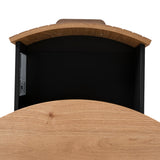 Cambrio Bedside Table - Knotty Oak Bedside Table VN-Core