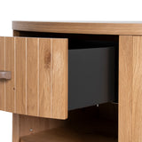 Cambrio Bedside Table - Knotty Oak Bedside Table VN-Core