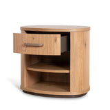 Cambrio Bedside Table - Knotty Oak Bedside Table VN-Core