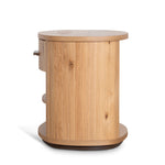 Cambrio Bedside Table - Knotty Oak Bedside Table VN-Core