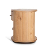 Cambrio Bedside Table - Knotty Oak Bedside Table VN-Core