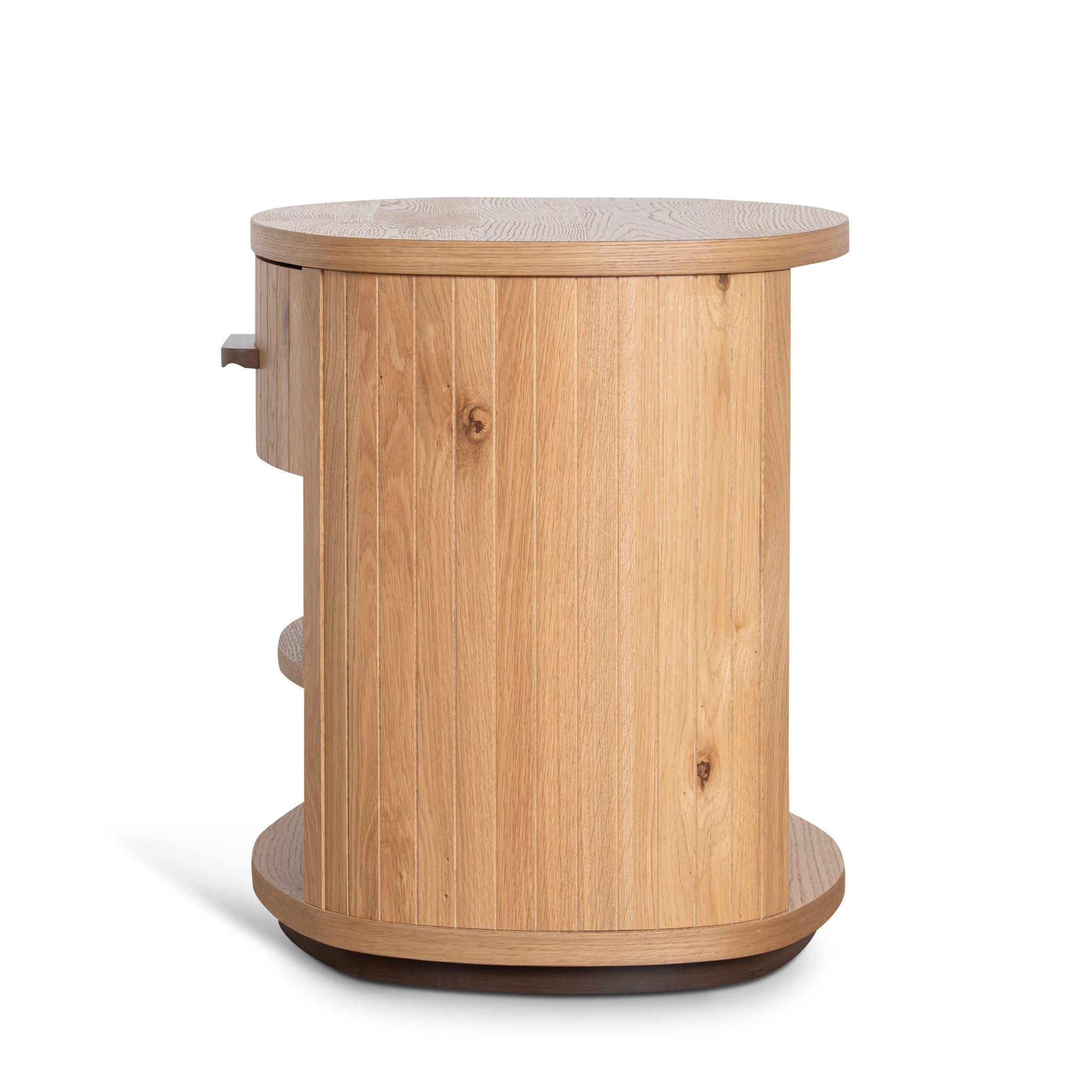Cambrio Bedside Table - Knotty Oak Bedside Table VN-Core