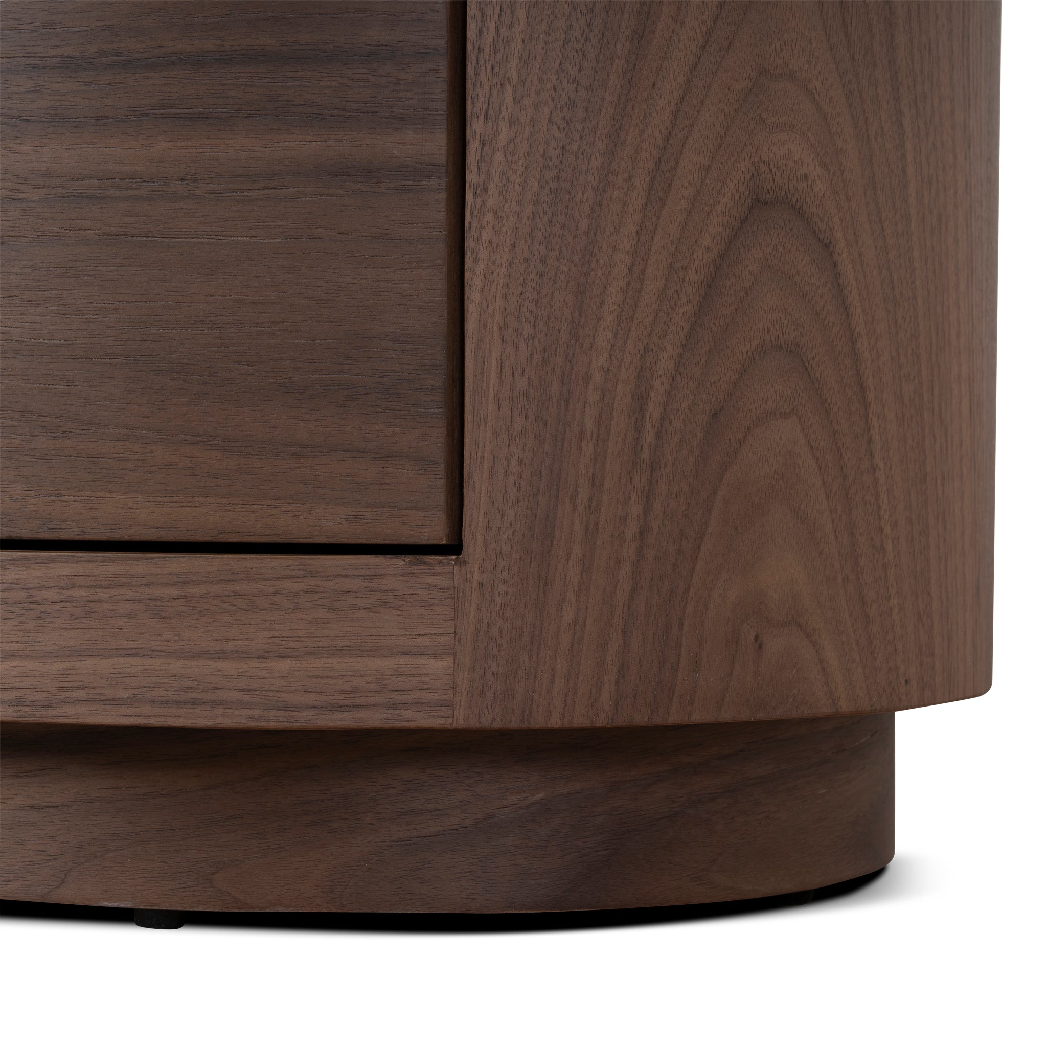 Wina 51cm Bedside Table - Walnut Bedside Table Dwood-Core