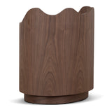 Wina 51cm Bedside Table - Walnut Bedside Table Dwood-Core