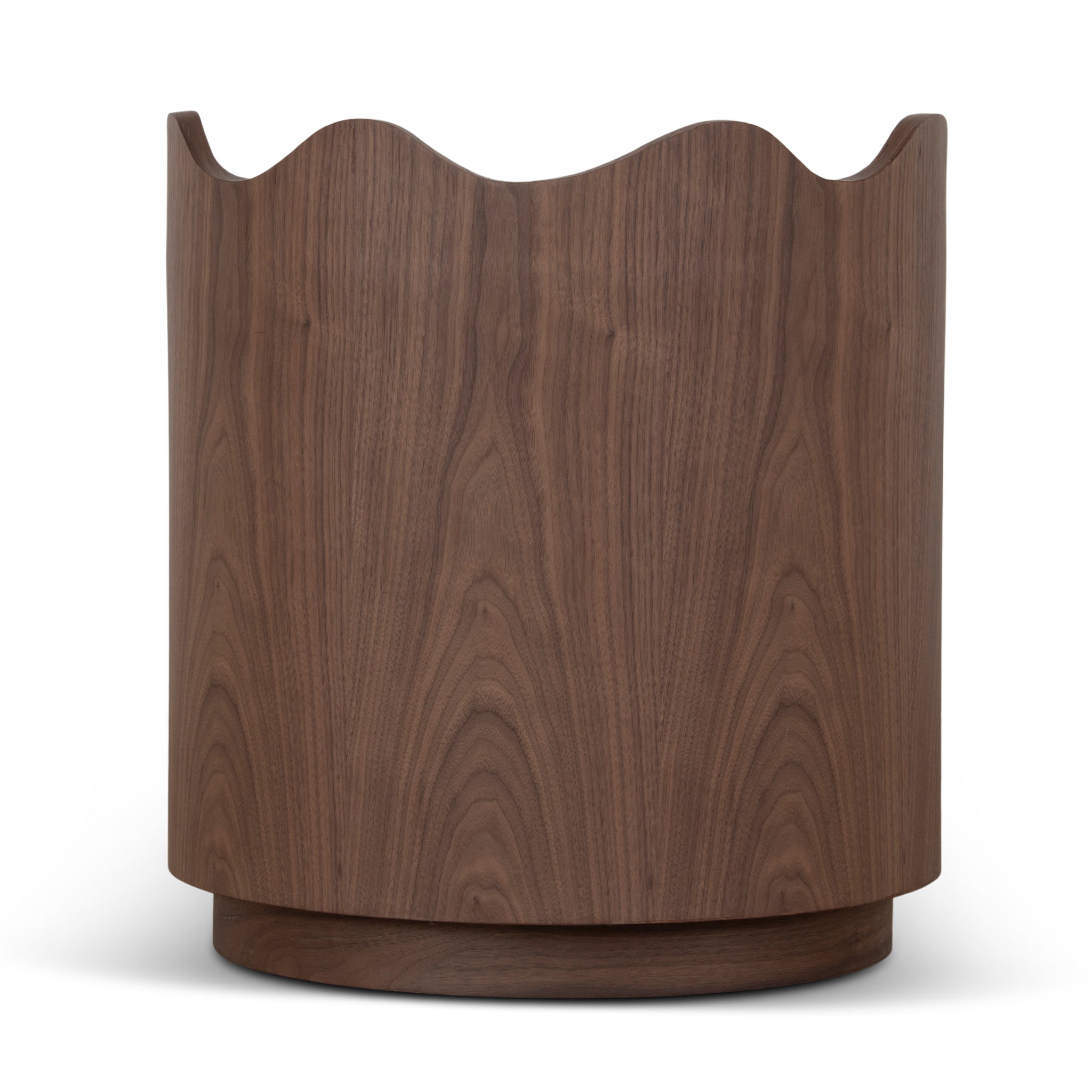 Wina 51cm Bedside Table - Walnut Bedside Table Dwood-Core