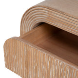 Savero 55cm Bedside Table - Light Natural Bedside Table Nicki-Core