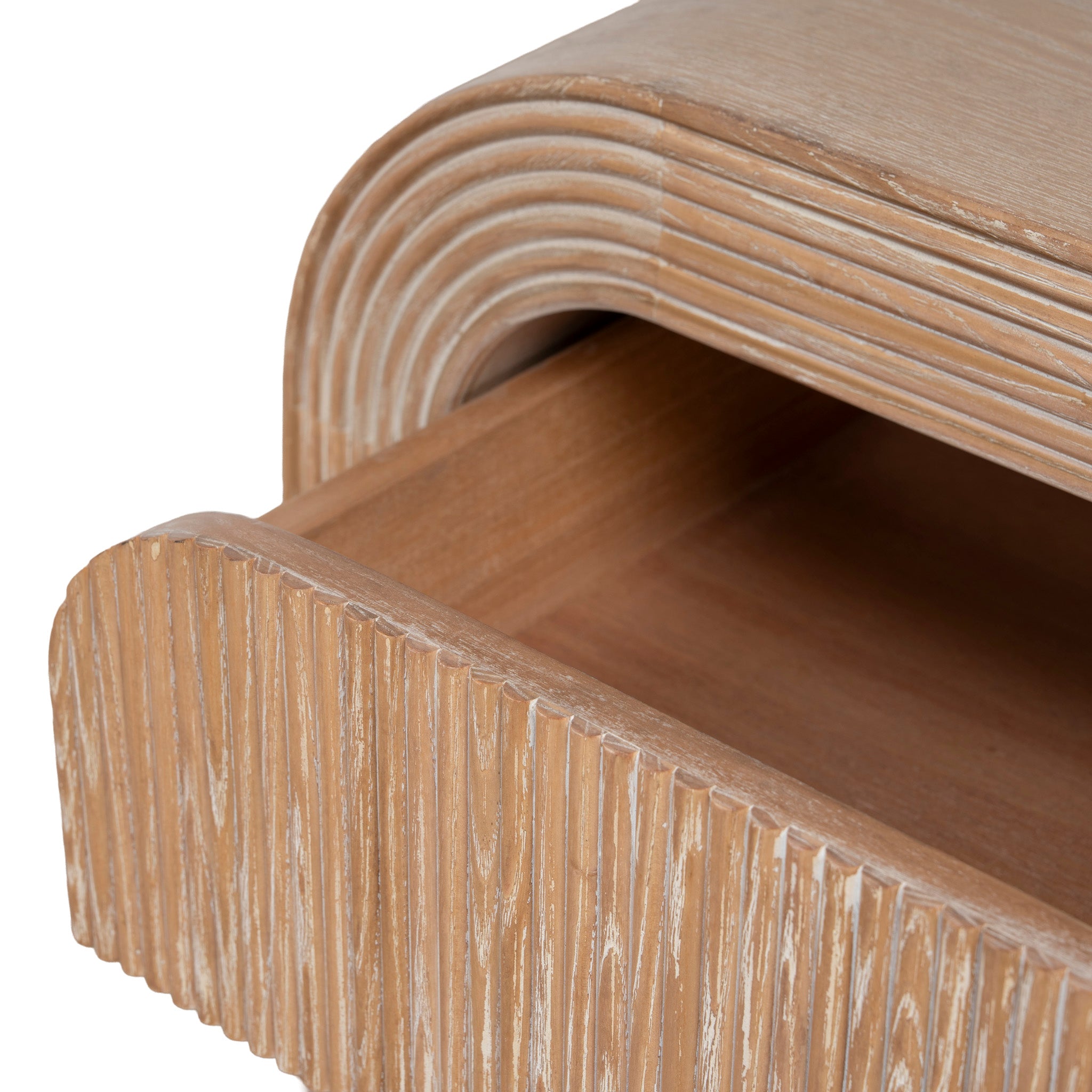 Savero 55cm Bedside Table - Light Natural Bedside Table Nicki-Core