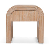 Savero 55cm Bedside Table - Light Natural Bedside Table Nicki-Core
