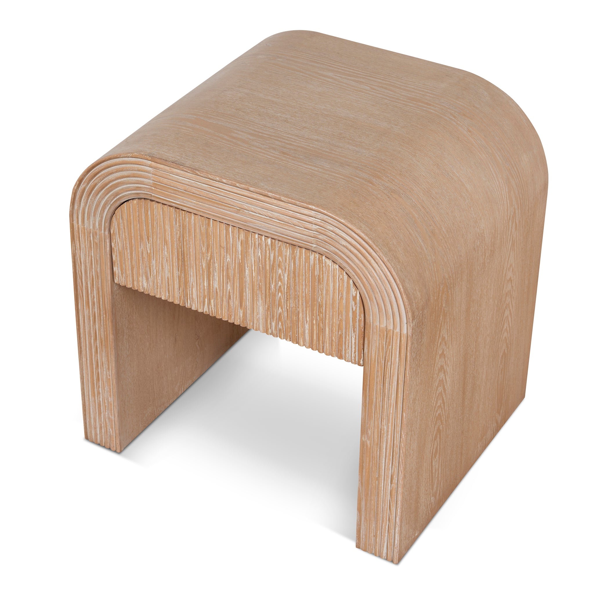 Savero 55cm Bedside Table - Light Natural Bedside Table Nicki-Core