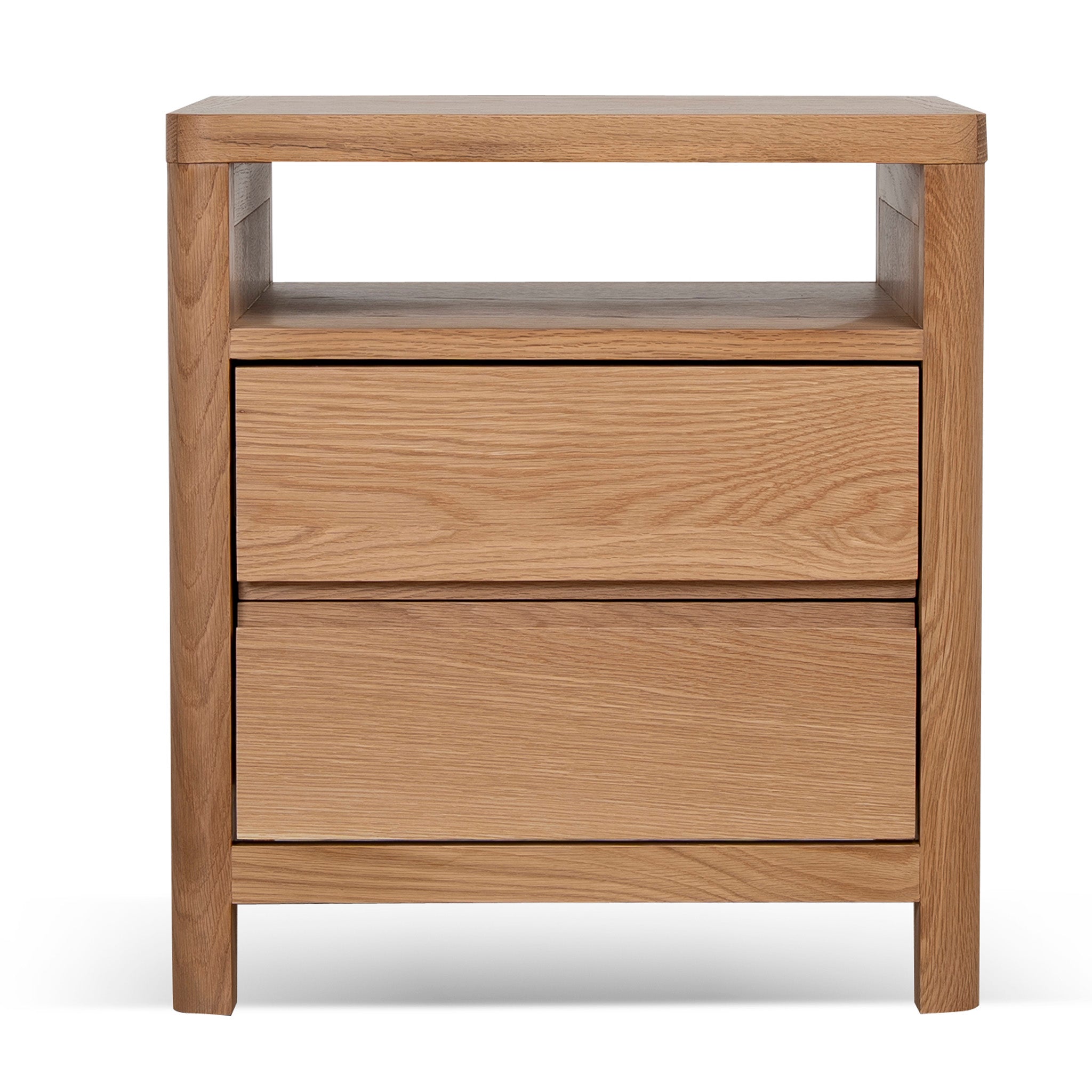 Thomas 50cm Bedside Table - Natural Bedside Table Oakwood-Core