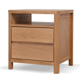 Thomas 50cm Bedside Table - Natural Bedside Table Oakwood-Core