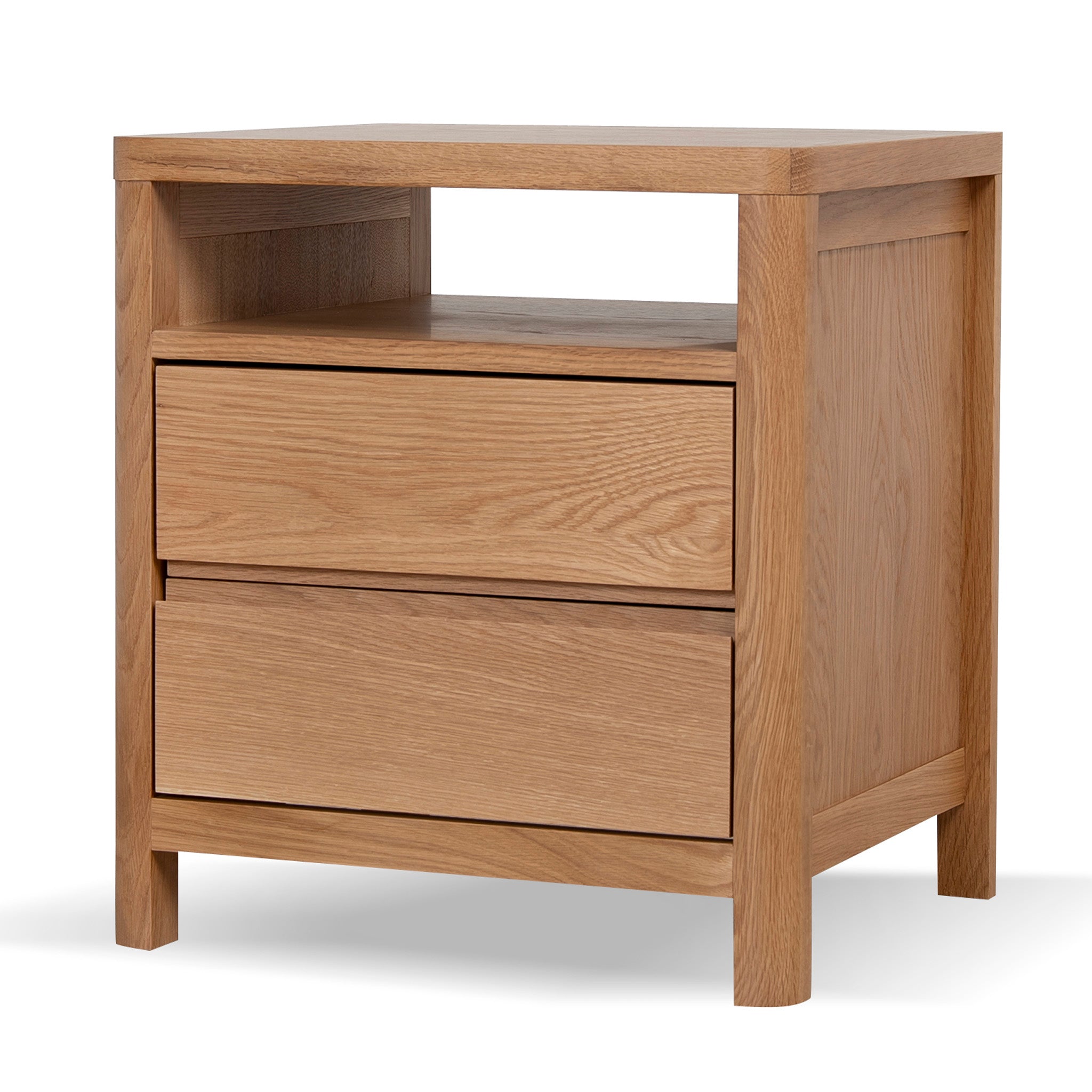 Thomas 50cm Bedside Table - Natural Bedside Table Oakwood-Core