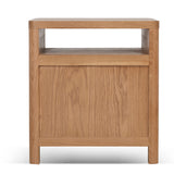 Thomas 50cm Bedside Table - Natural Bedside Table Oakwood-Core