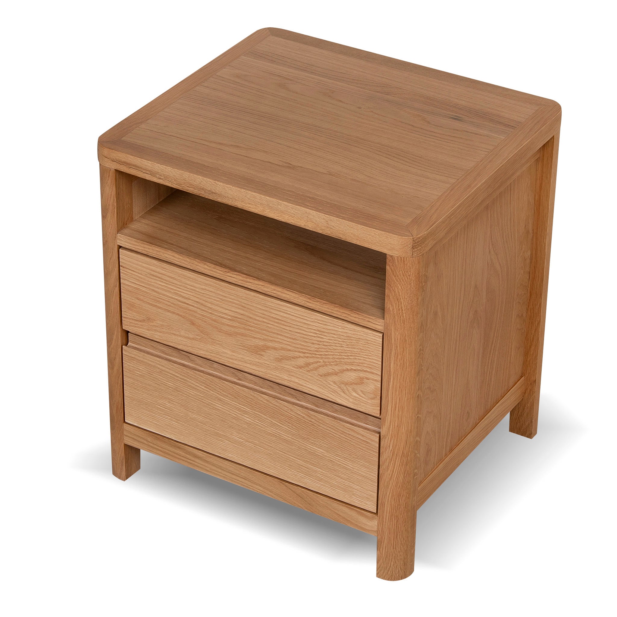 Thomas 50cm Bedside Table - Natural Bedside Table Oakwood-Core