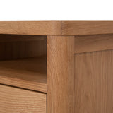 Thomas 50cm Bedside Table - Natural Bedside Table Oakwood-Core