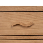 Chippendale 50cm Bedside Table - Natural Bedside Table Oakwood-Core