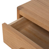 Chippendale 50cm Bedside Table - Natural Bedside Table Oakwood-Core