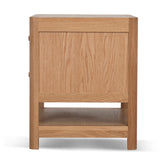 Chippendale 50cm Bedside Table - Natural Bedside Table Oakwood-Core