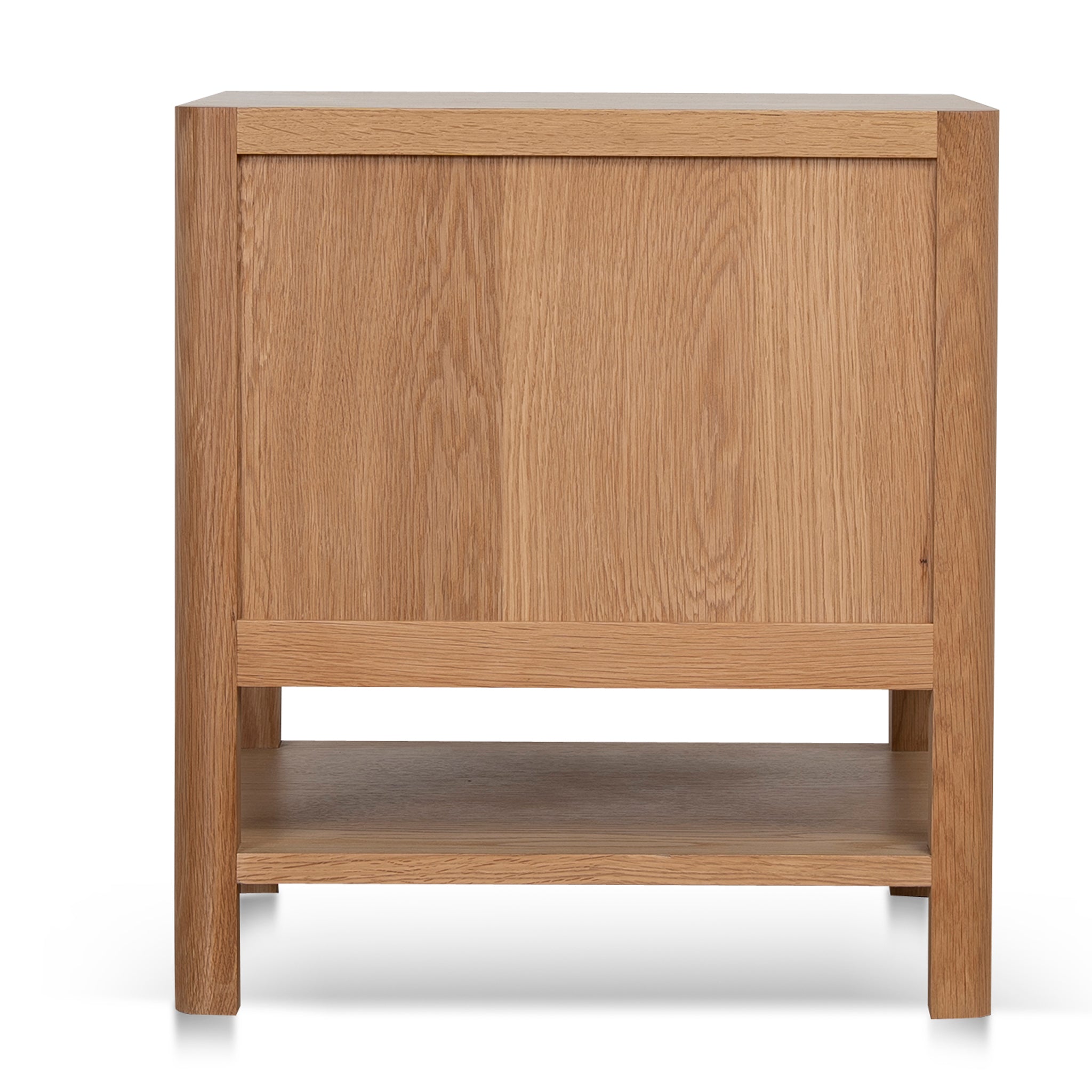 Chippendale 50cm Bedside Table - Natural Bedside Table Oakwood-Core
