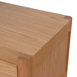 Chippendale 50cm Bedside Table - Natural Bedside Table Oakwood-Core