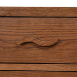 Chippendale 50cm Bedside Table - Walnut Bedside Table Oakwood-Core