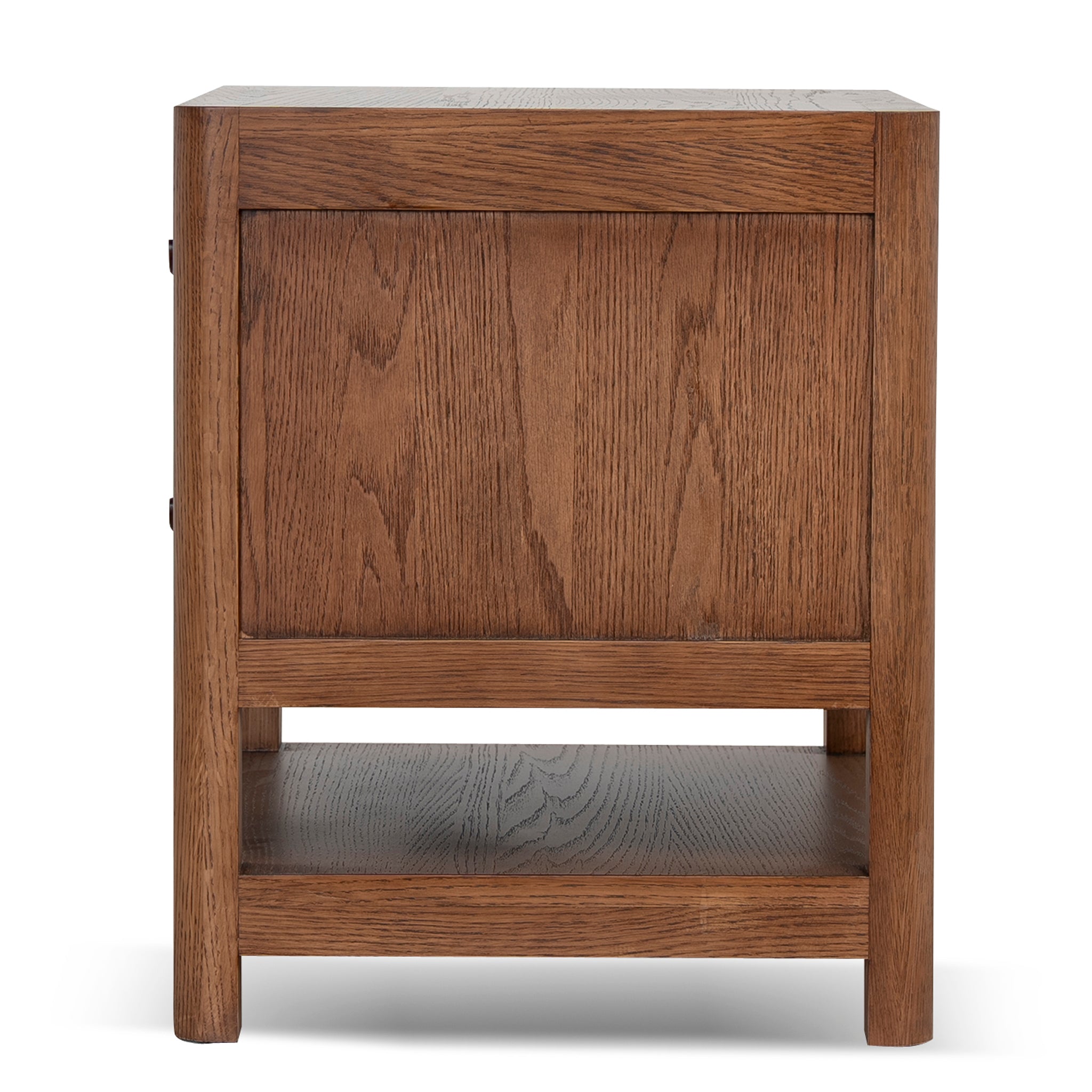 Chippendale 50cm Bedside Table - Walnut Bedside Table Oakwood-Core